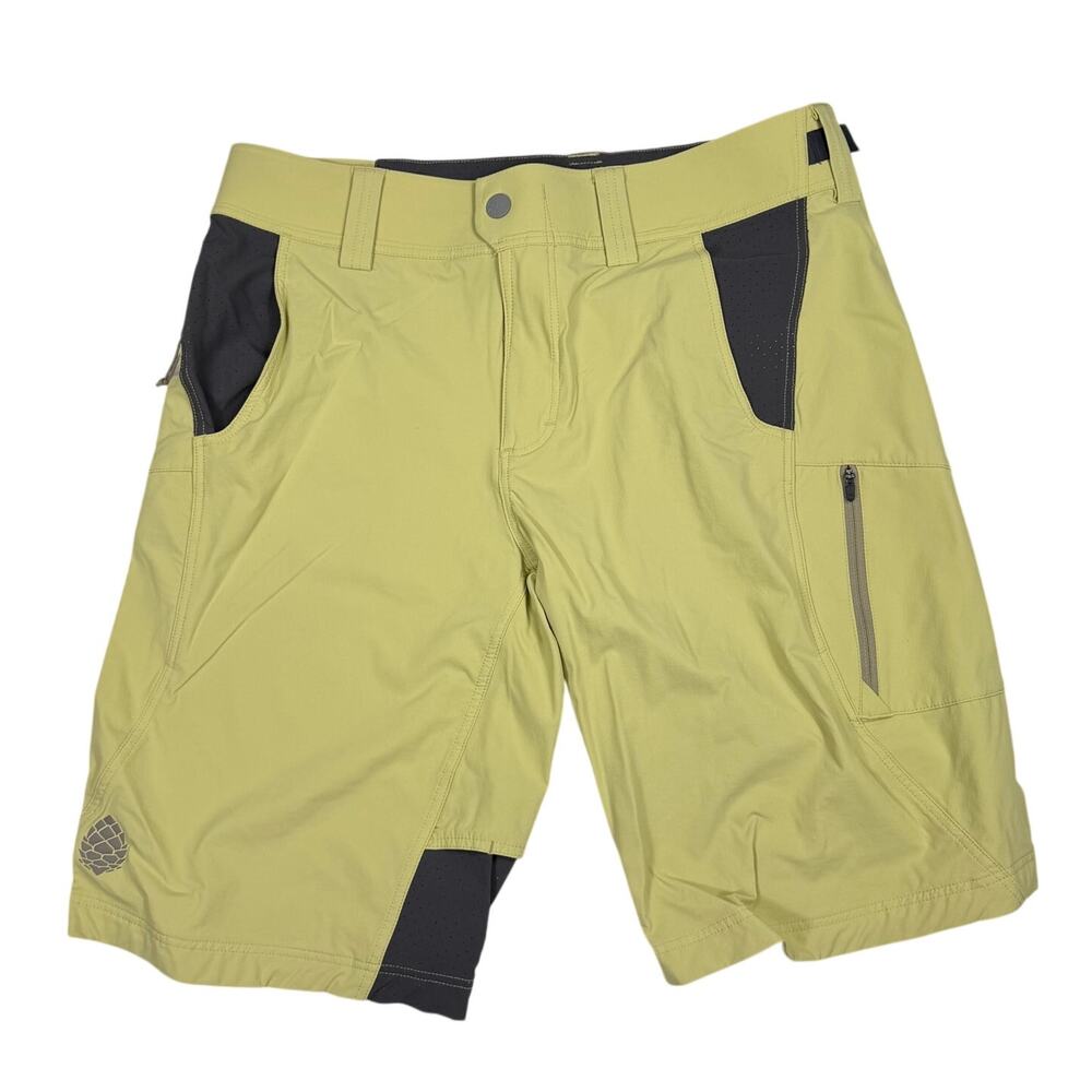 Stio Men's OPR Shorts Yellow Style 2391 Outdoors Mountain Biking Hiking Size 33